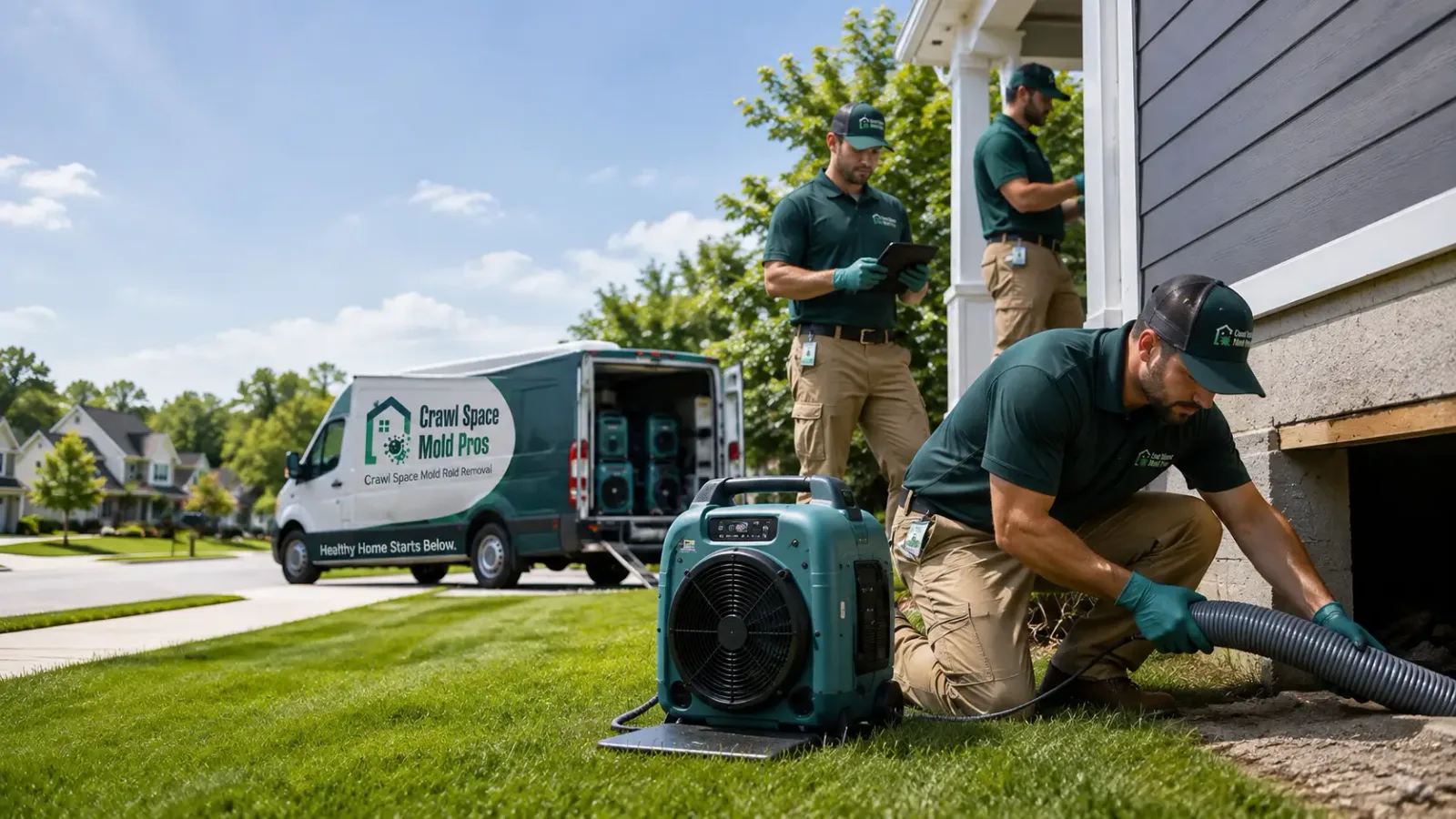 Crawl Space Mold Removal in Backus, MN